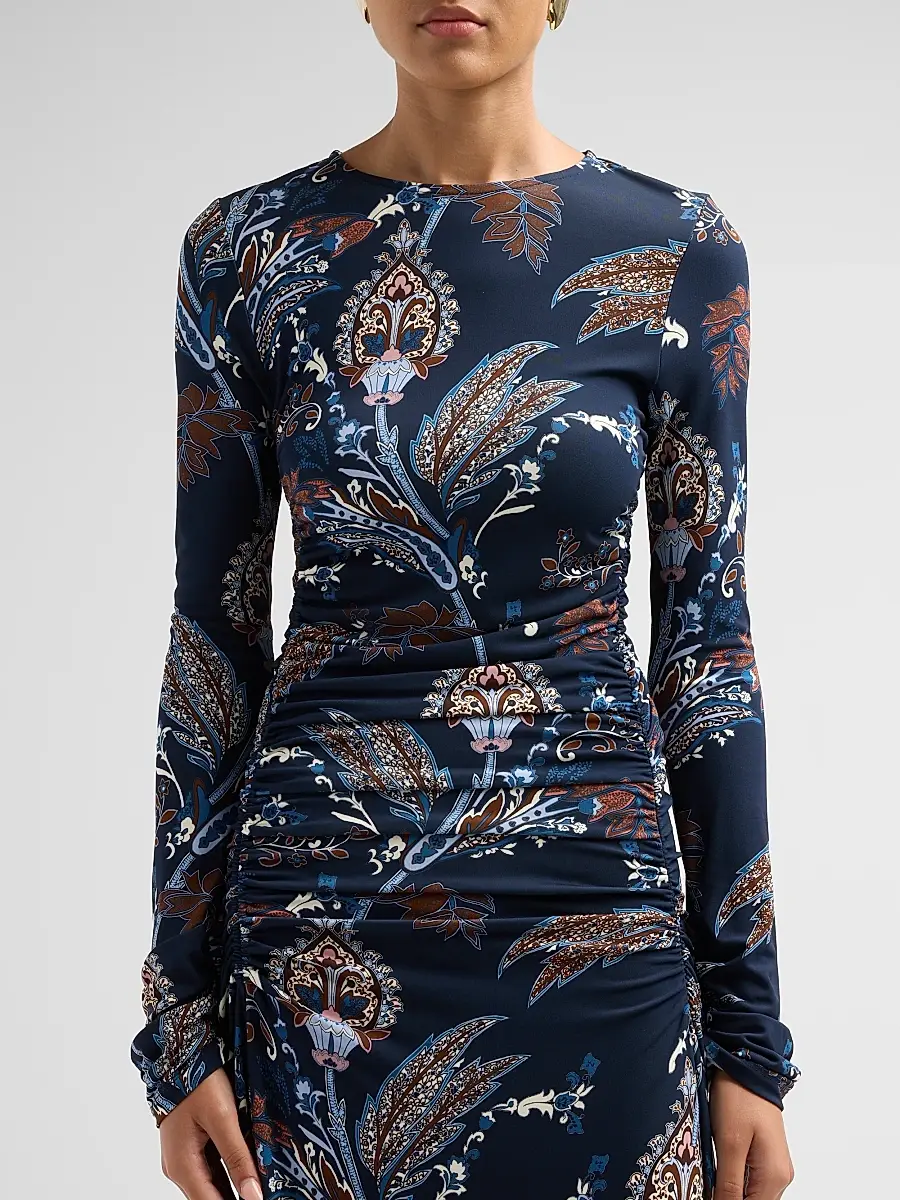 Cara Cara Women's Piermond Paisley Jersey Maxi Dress | Thumbnail 5 Cara Cara Women's Piermond Paisley Jersey Maxi Dress | Thumbnail 5