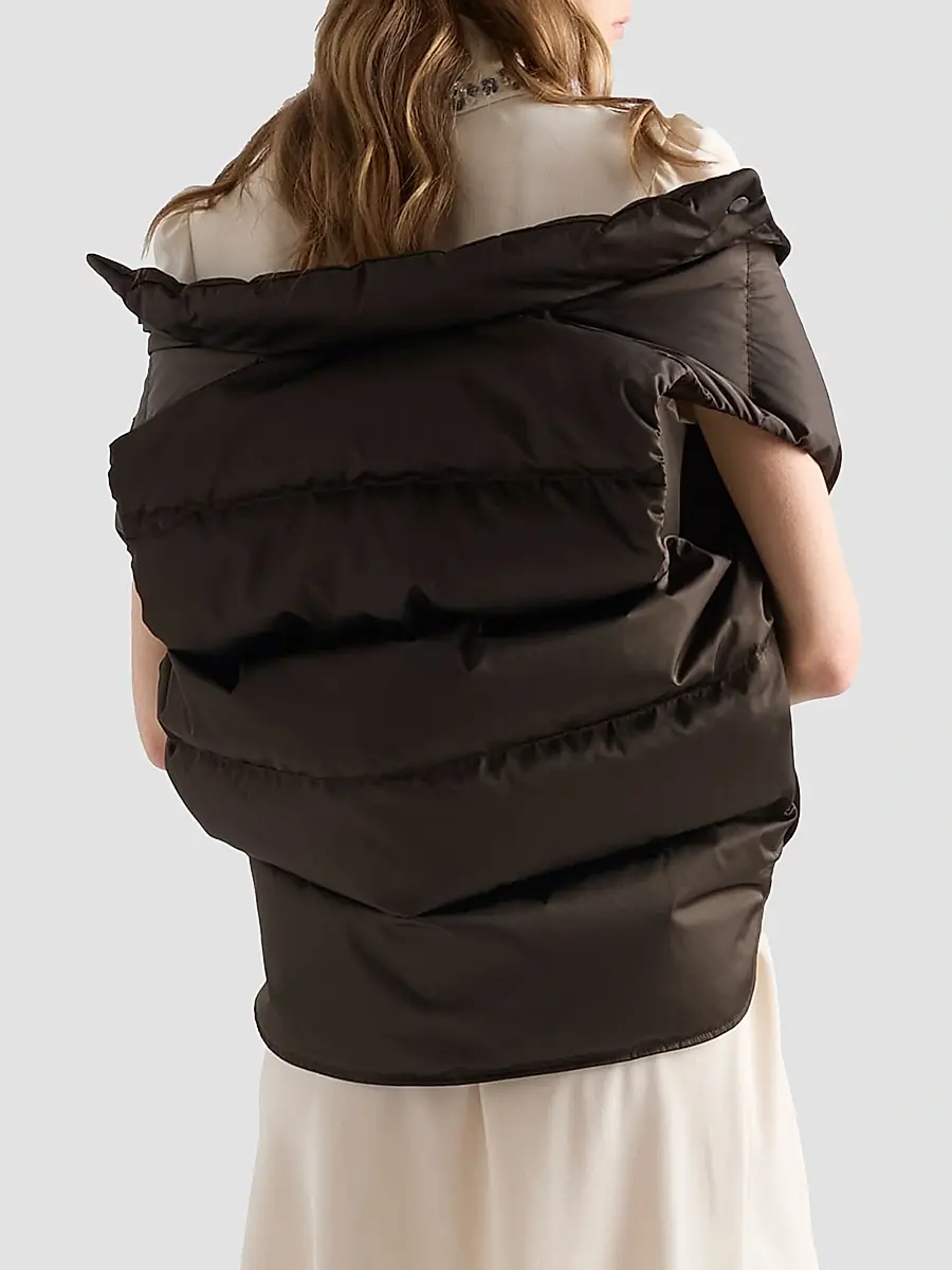 Prada Women's Nylon Down Vest | Thumbnail 6 Prada Women's Nylon Down Vest | Thumbnail 6