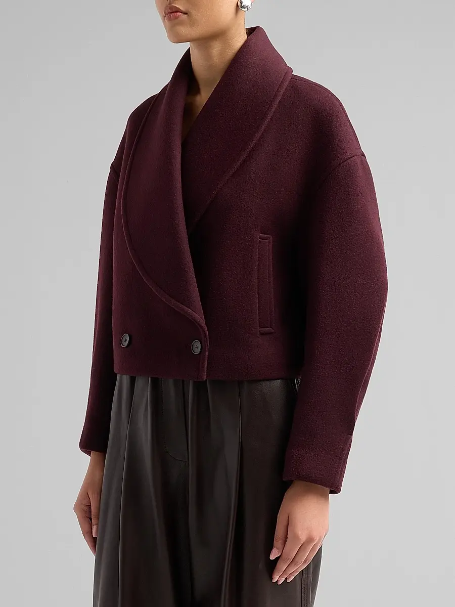 A.L.C. A. L.C. Women's Stella Wool-Blend Double-Breasted Jacket | Thumbnail 4 A.L.C. A. L.C. Women's Stella Wool-Blend Double-Breasted Jacket | Thumbnail 4