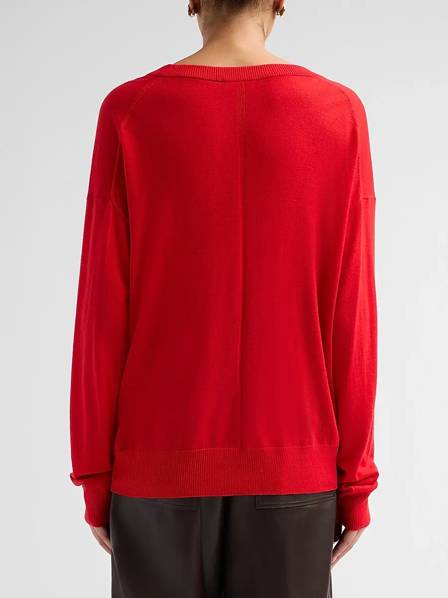 A.L.C. A. L.C. Women's Nicole Merino Wool Long-Sleeve Sweater | Thumbnail 3