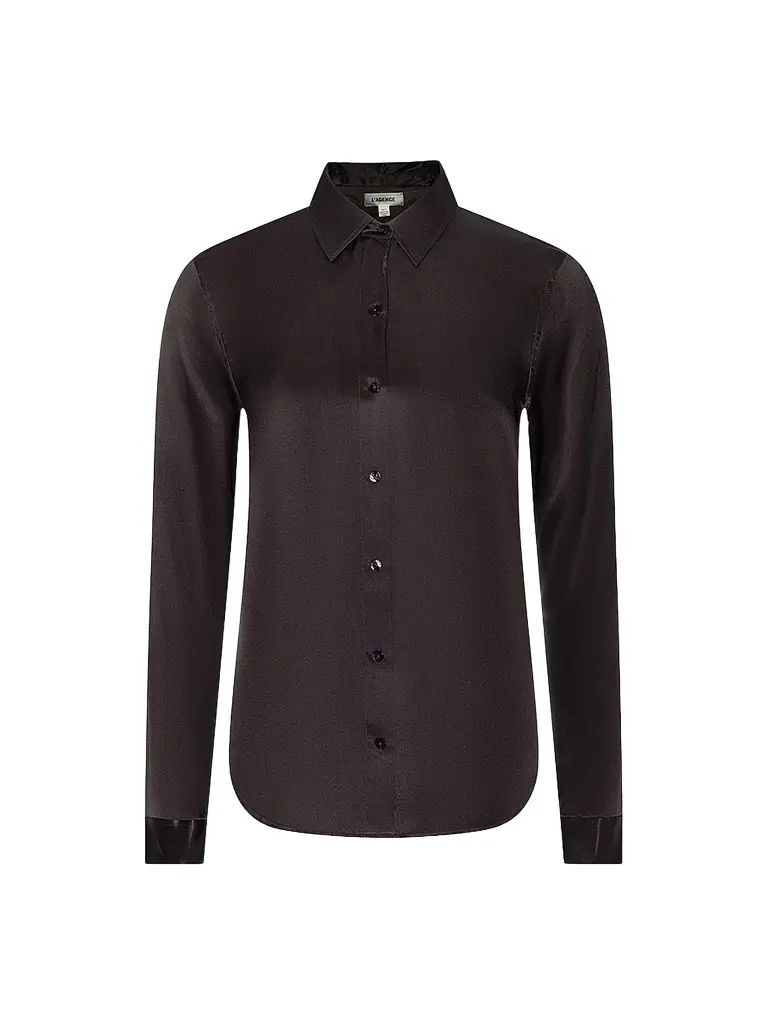 L'Agence Women's Tyler Silk Satin Blouse
