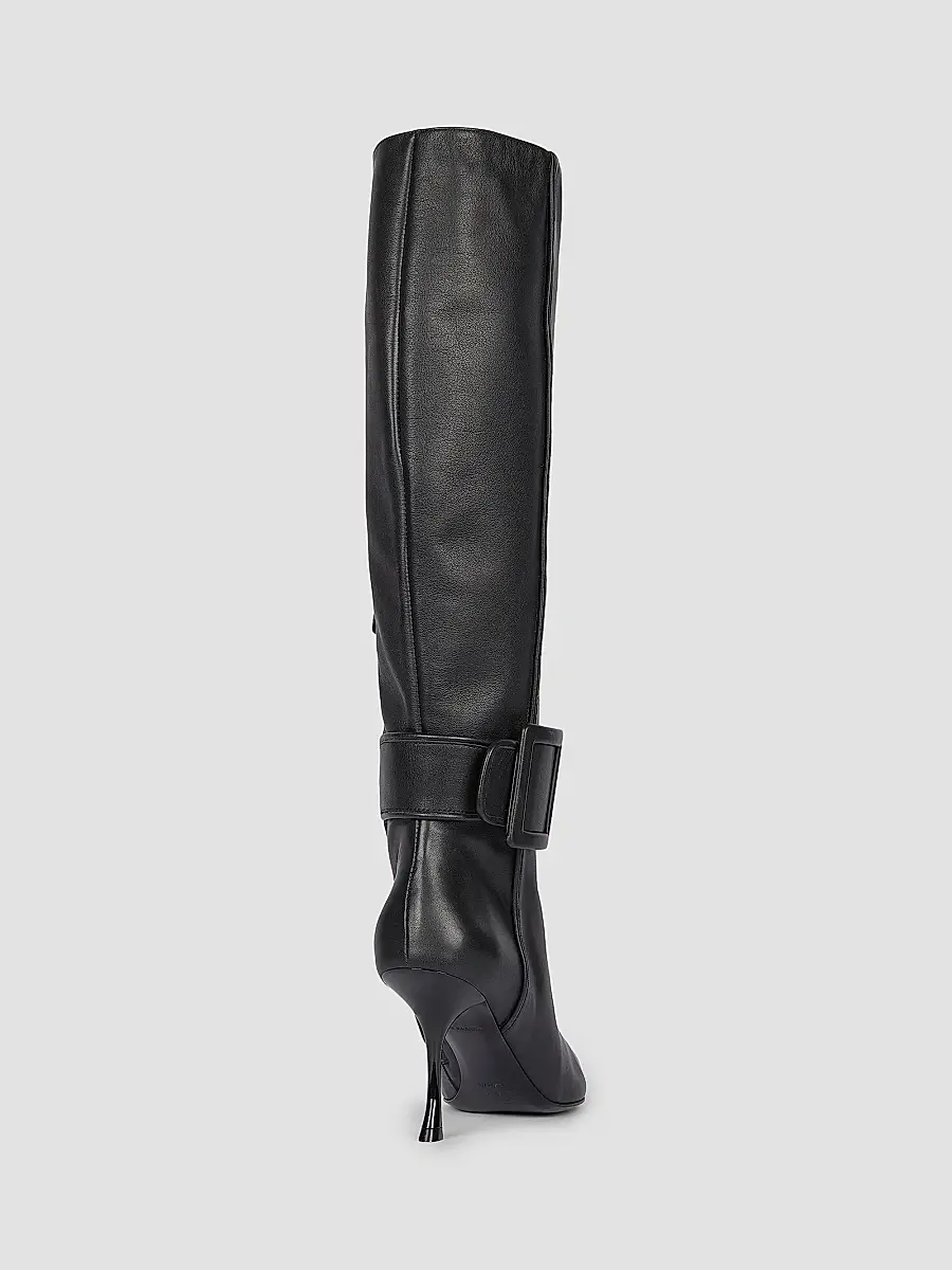 Roger Vivier Women's Viv Ville 85MM Leather Knee-High Boots | Thumbnail 3 Roger Vivier Women's Viv Ville 85MM Leather Knee-High Boots | Thumbnail 3