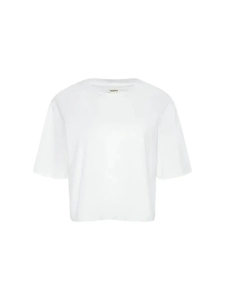L'Agence Women's Daria Cotton Crop T-Shirt