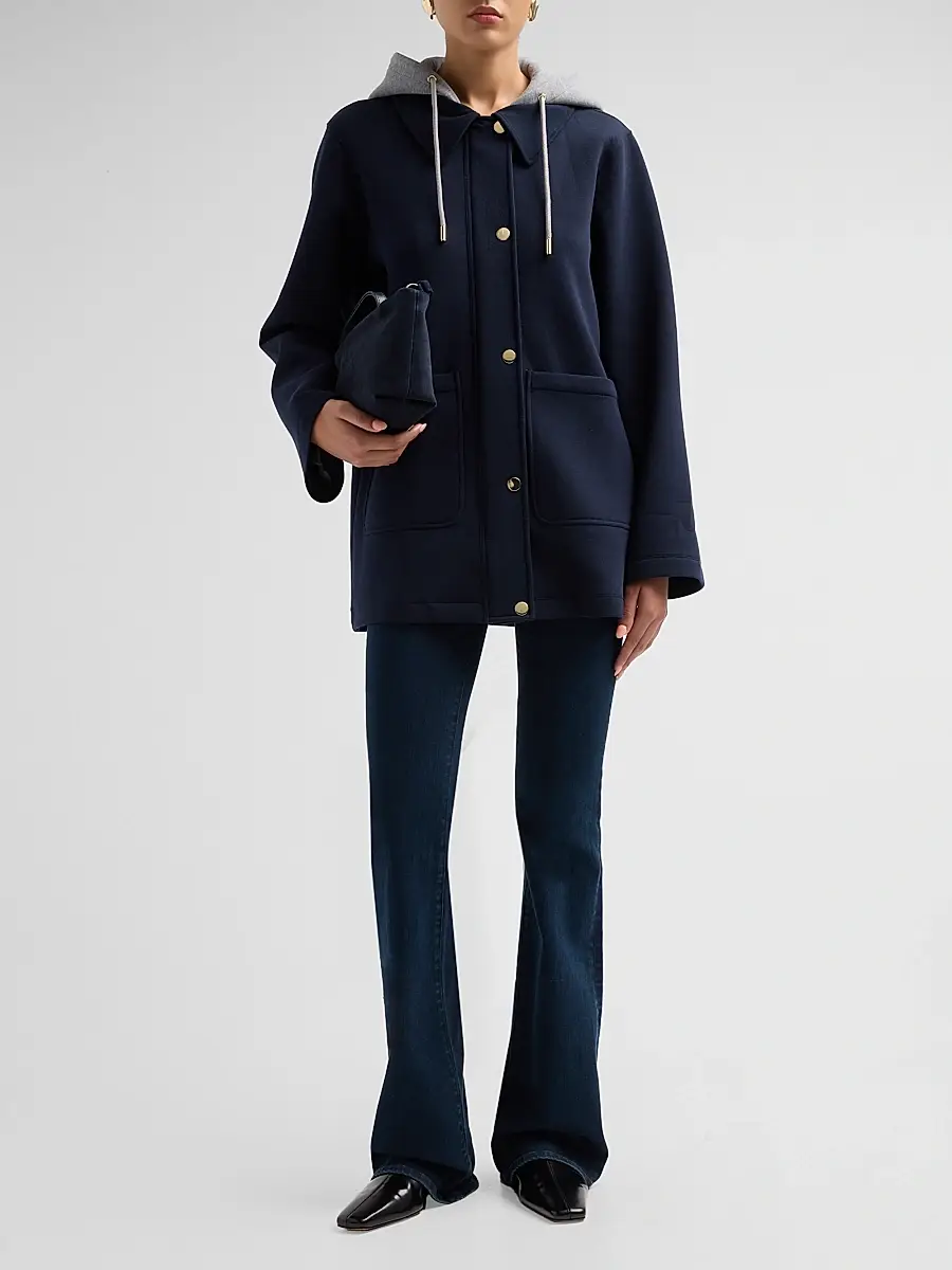 Veronica Beard Women's Finn Hooded Jacket | Thumbnail 2 Veronica Beard Women's Finn Hooded Jacket | Thumbnail 2