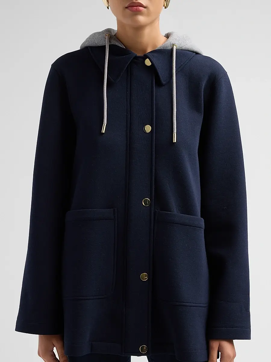 Veronica Beard Women's Finn Hooded Jacket | Thumbnail 5 Veronica Beard Women's Finn Hooded Jacket | Thumbnail 5