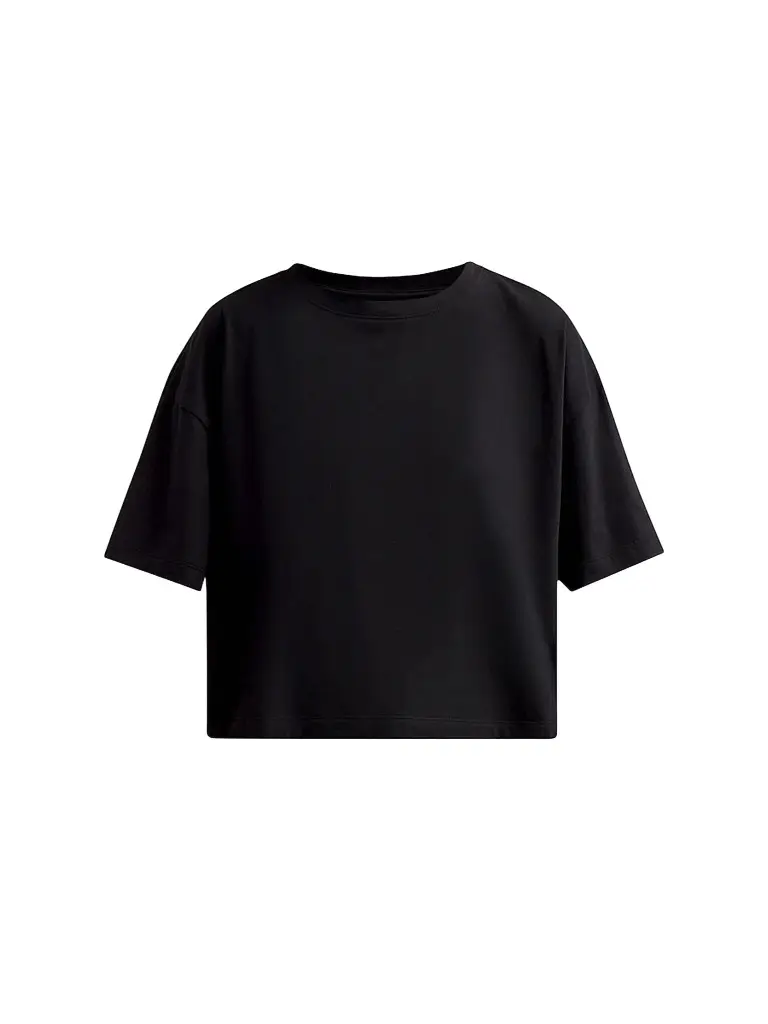 L'Agence Women's Daria Cotton Crop T-Shirt