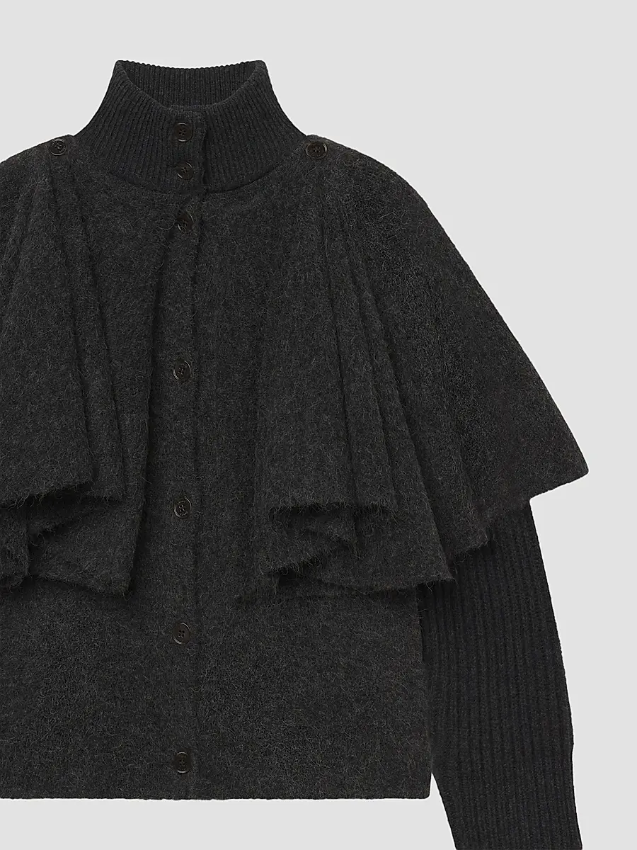 Frame Women's The Wrap Cape Coat | Thumbnail 7 Frame Women's The Wrap Cape Coat | Thumbnail 7