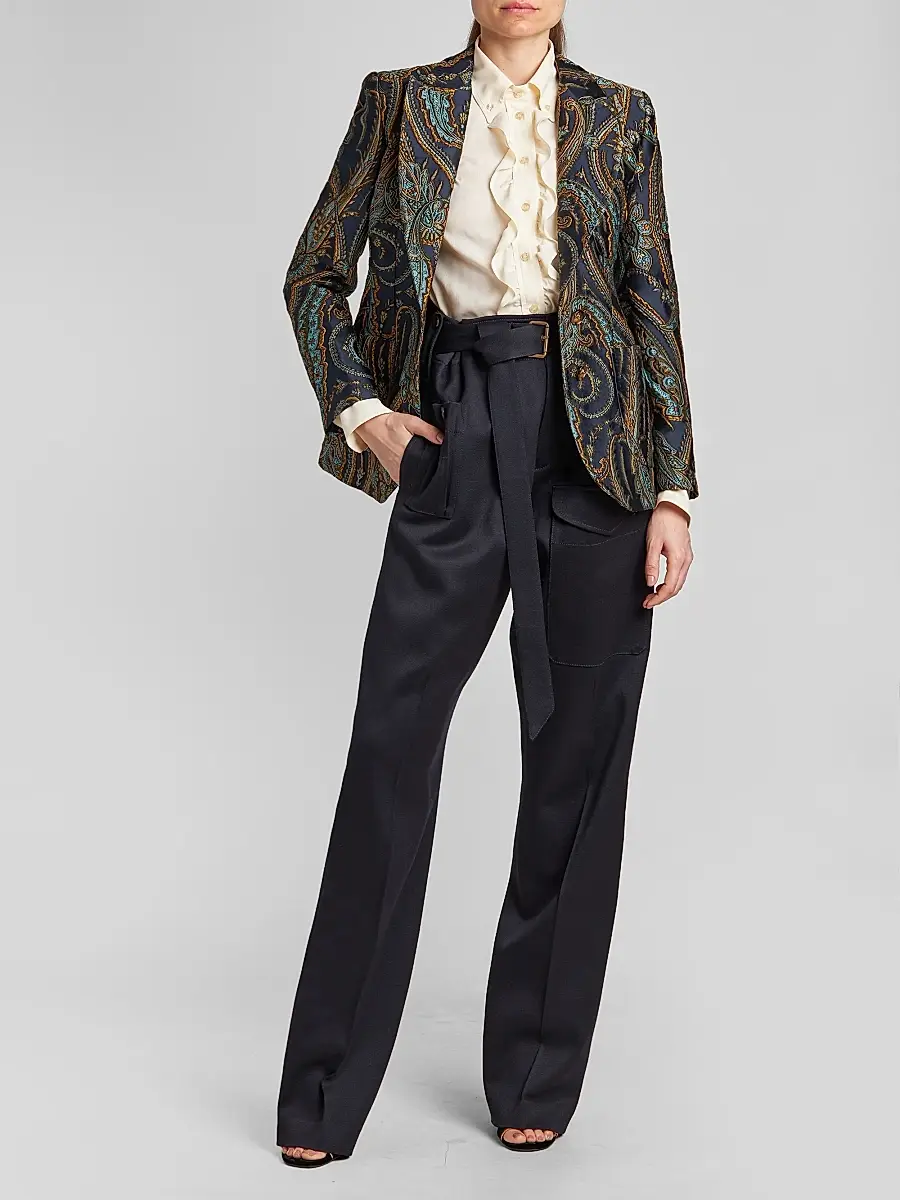 Etro Women's Paisley Single-Breasted Blazer | Thumbnail 2