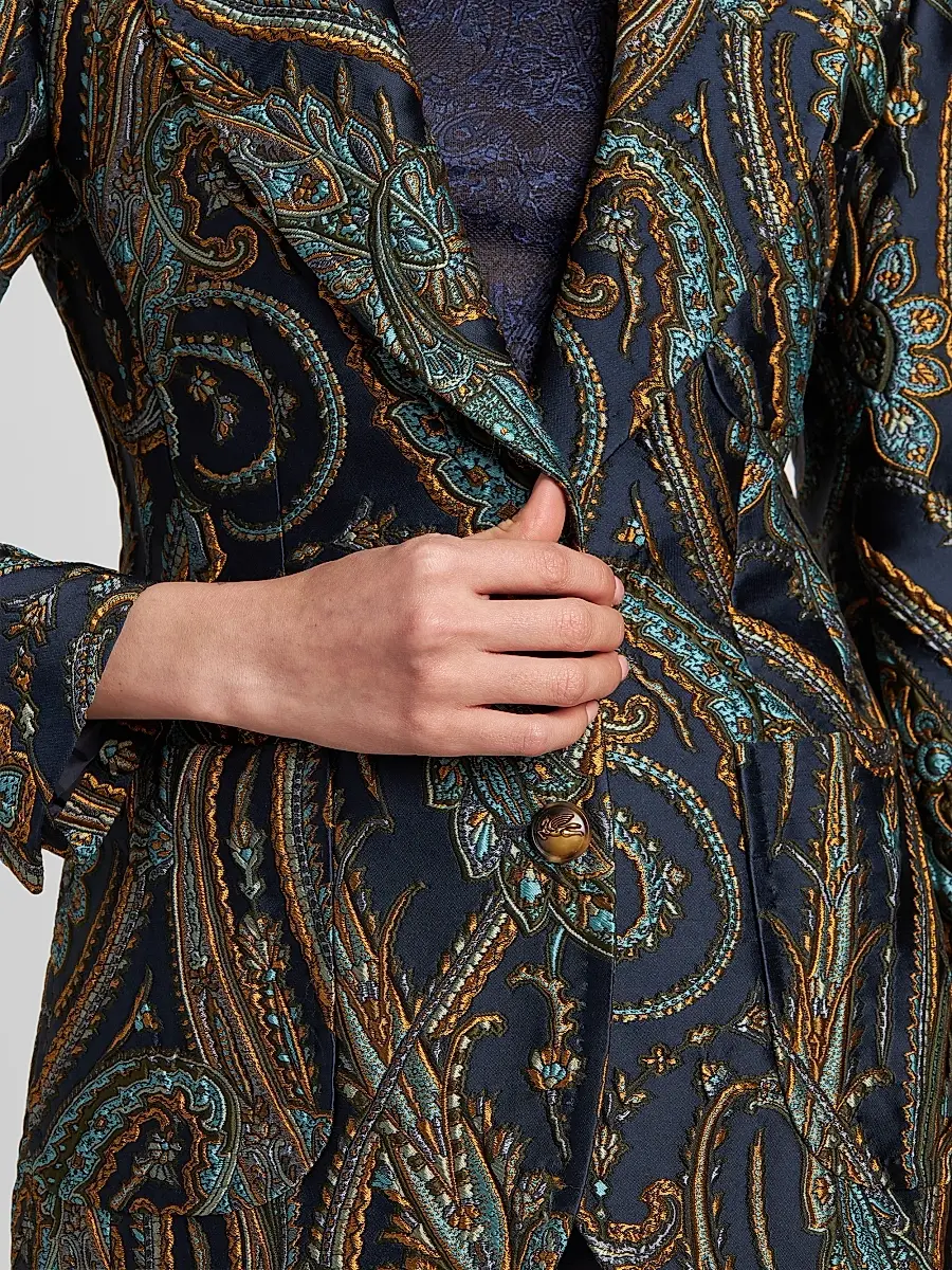 Etro Women's Paisley Single-Breasted Blazer | Thumbnail 5