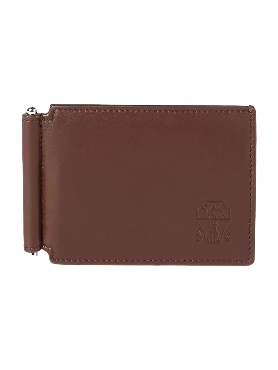 Brunello Cucinelli Men's Smooth Calfskin Money Clip Wallet
