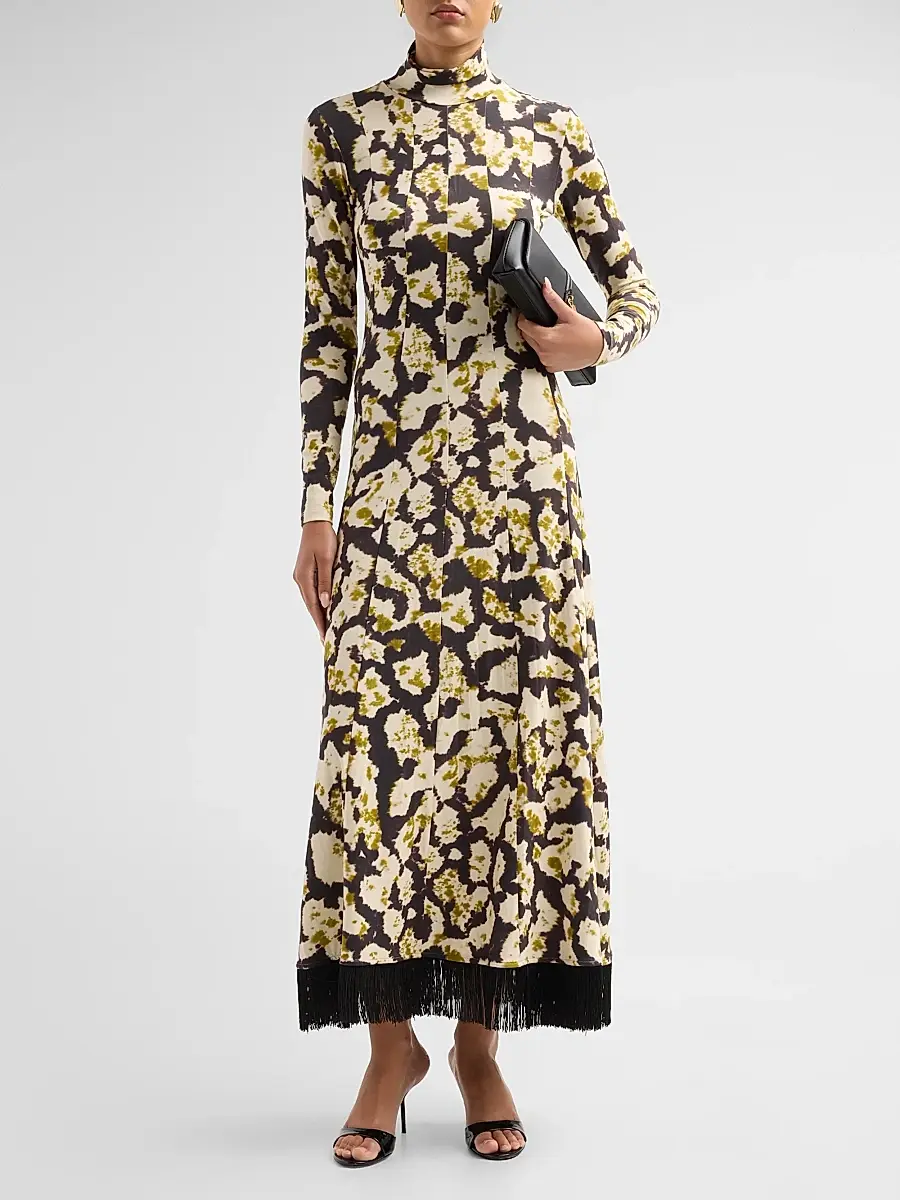 Cara Cara Women's Troy Floral Seamed Midi Dress | Thumbnail 2 Cara Cara Women's Troy Floral Seamed Midi Dress | Thumbnail 2