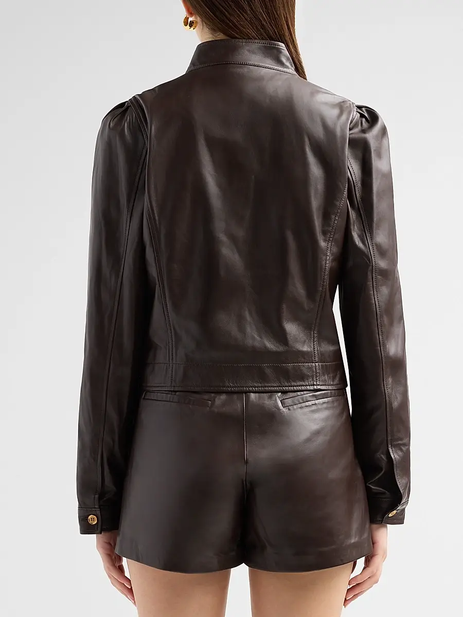 Ramy Brook Women's Elsa Leather Jacket | Thumbnail 3 Ramy Brook Women's Elsa Leather Jacket | Thumbnail 3