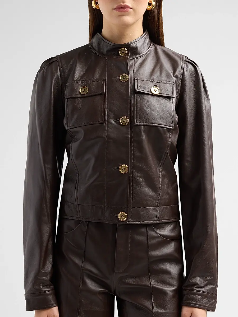 Ramy Brook Women's Elsa Leather Jacket | Thumbnail 5 Ramy Brook Women's Elsa Leather Jacket | Thumbnail 5