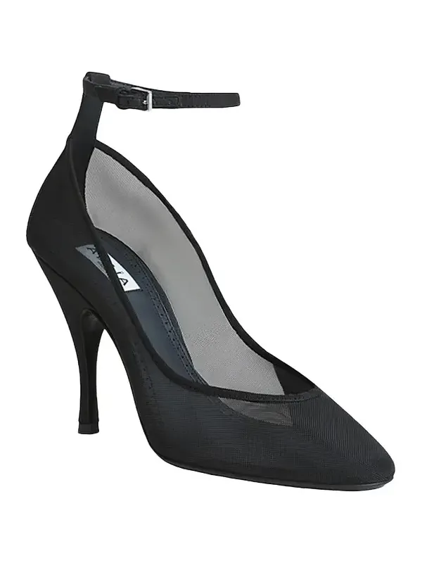 Women's 100MM Strappy Mesh Pumps