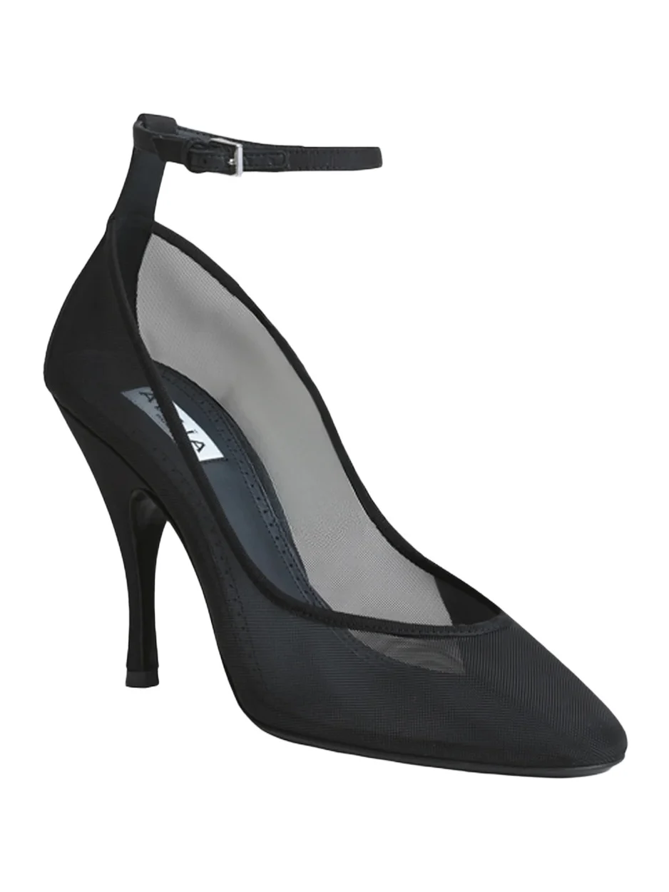 Women's 100MM Strappy Mesh Pumps Women's 100MM Strappy Mesh Pumps