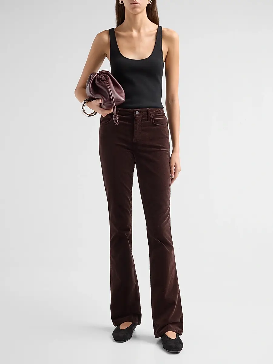 L'Agence Women's Stevie High-Rise Straight-Leg Jeans | Thumbnail 2 L'Agence Women's Stevie High-Rise Straight-Leg Jeans | Thumbnail 2