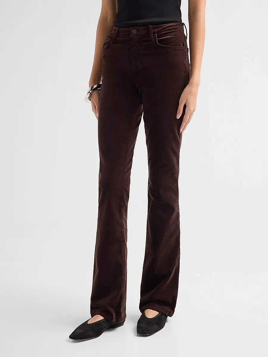 L'Agence Women's Stevie High-Rise Straight-Leg Jeans | Thumbnail 4 L'Agence Women's Stevie High-Rise Straight-Leg Jeans | Thumbnail 4