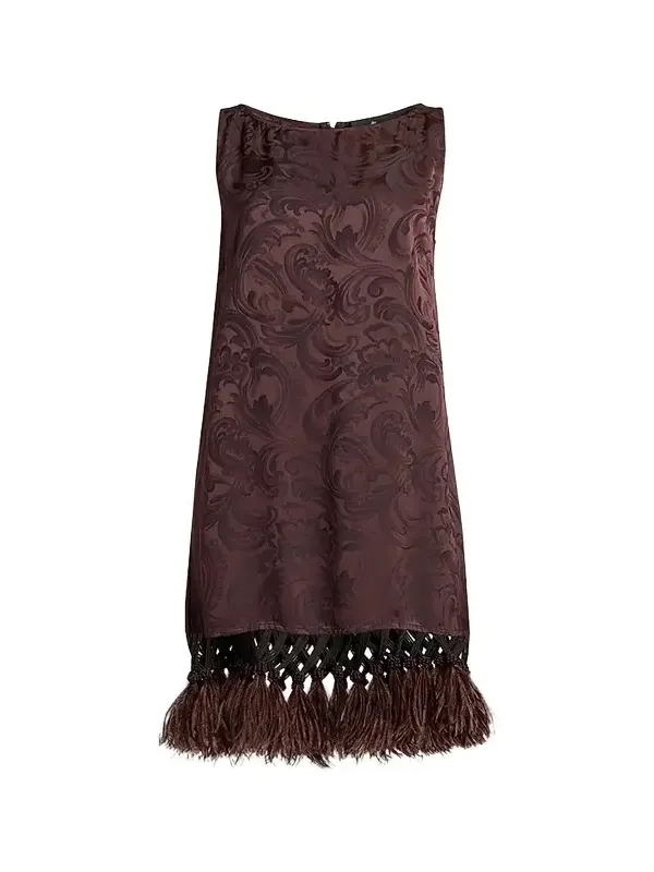 Women's Paisley Tassel Mini Dress Women's Paisley Tassel Mini Dress