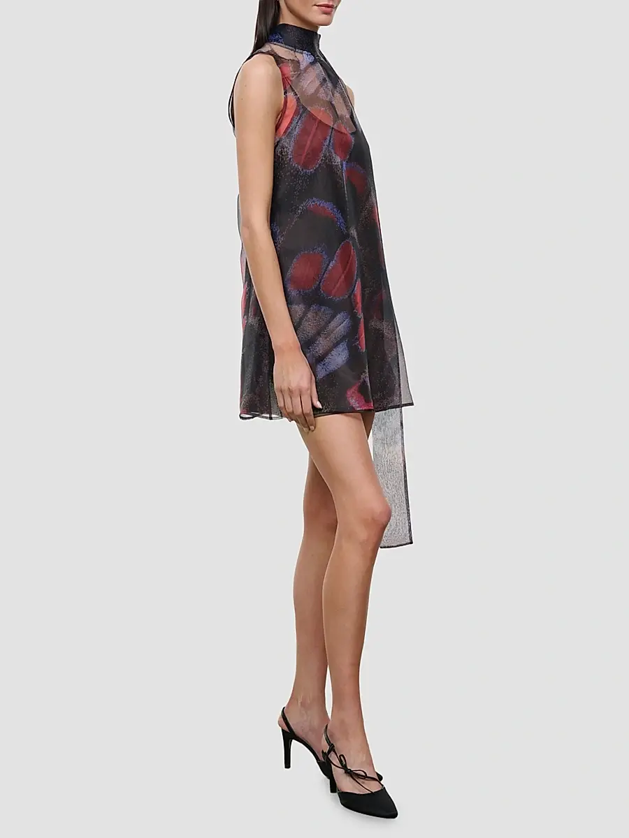 Staud Women's Albee Tieneck A-Line Mini Dress | Thumbnail 5 Staud Women's Albee Tieneck A-Line Mini Dress | Thumbnail 5