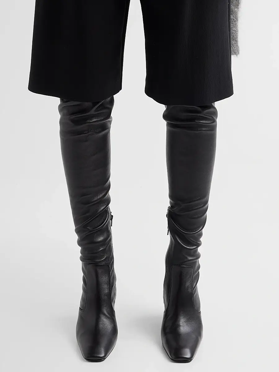 TOTEME Women's Nappa Over-The-Knee Boots | Thumbnail 2