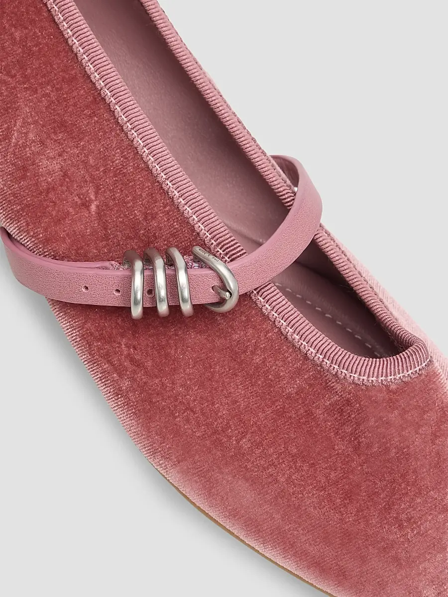 rag & bone Women's Spire Velvet Mary Janes | Thumbnail 3 rag & bone Women's Spire Velvet Mary Janes | Thumbnail 3