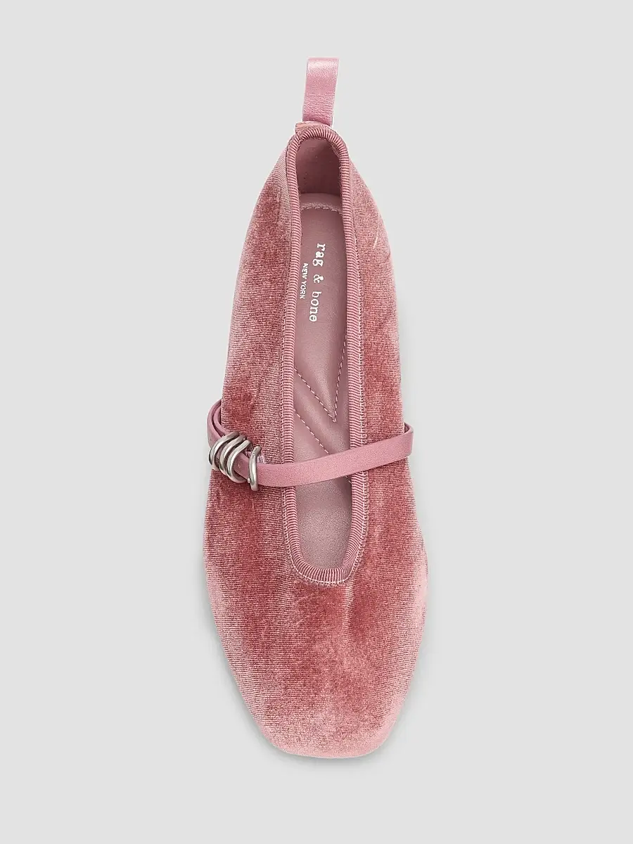 rag & bone Women's Spire Velvet Mary Janes | Thumbnail 4 rag & bone Women's Spire Velvet Mary Janes | Thumbnail 4