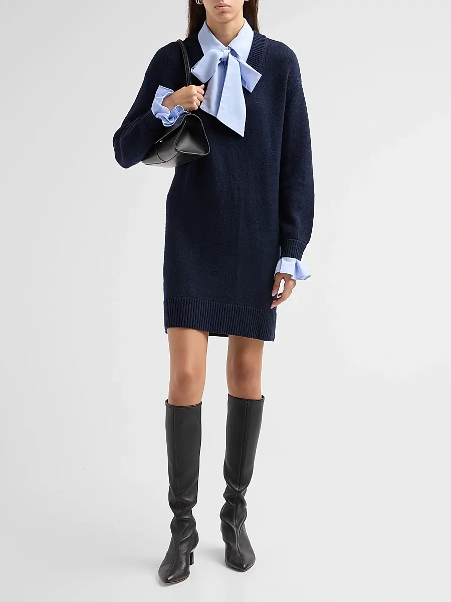 Cinq à Sept Women's Tammy Knit Mini Dress | Thumbnail 2 Cinq à Sept Women's Tammy Knit Mini Dress | Thumbnail 2