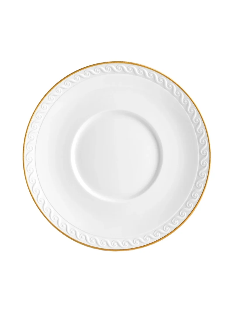 L'Objet Neptune Porcelain & 24K Gold Saucer