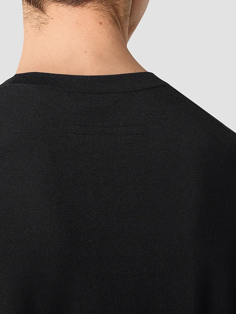 Zegna Men's Trofeo 15milmil15 Wool Crewneck Sweater | Thumbnail 4 Zegna Men's Trofeo 15milmil15 Wool Crewneck Sweater | Thumbnail 4