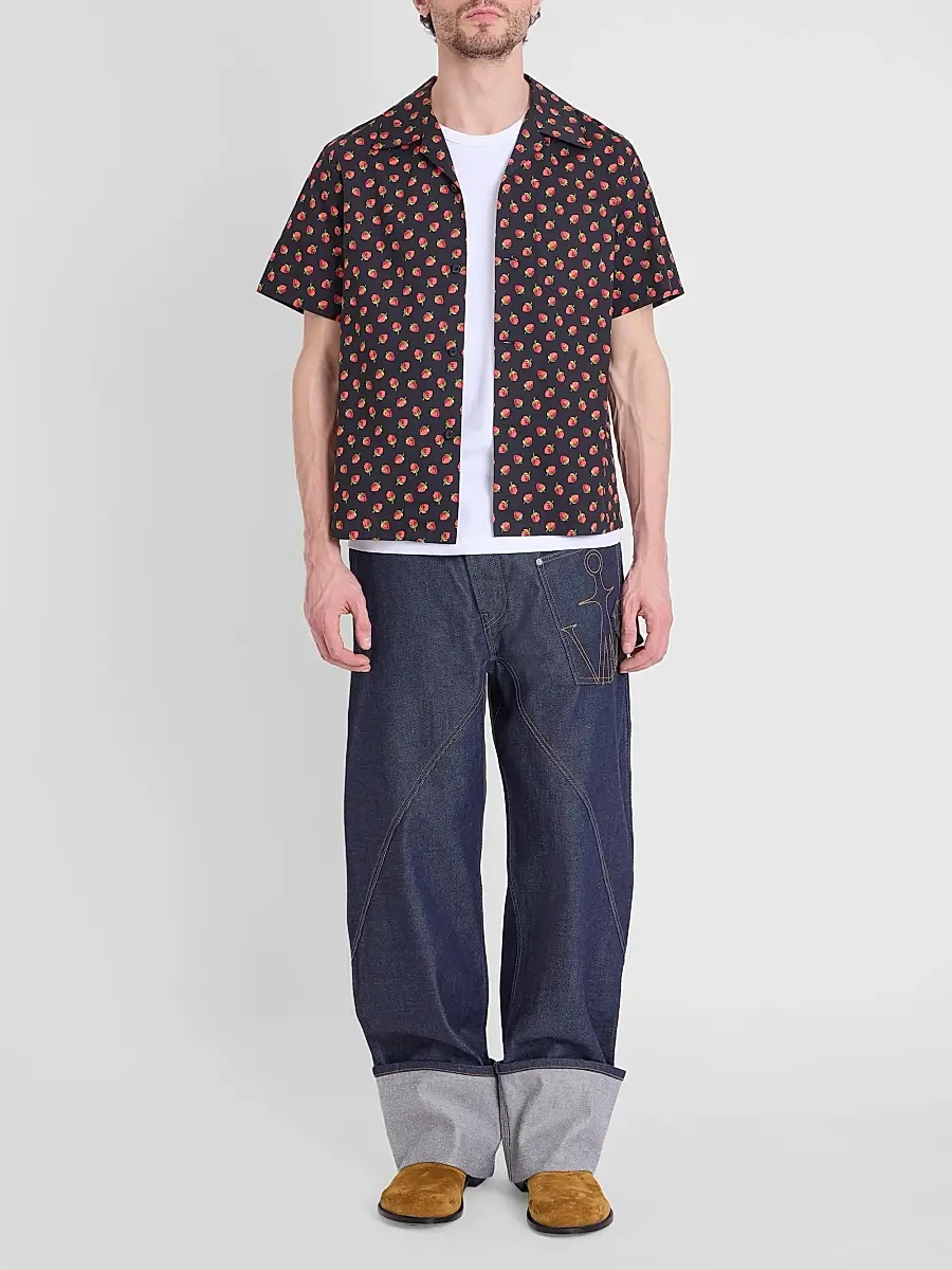 JW Anderson Men's Turn-Up-Cuff Workwear Jeans | Thumbnail 2 JW Anderson Men's Turn-Up-Cuff Workwear Jeans | Thumbnail 2