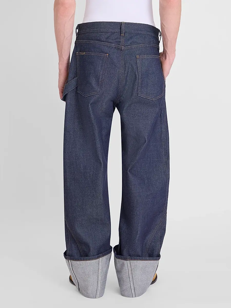 JW Anderson Men's Turn-Up-Cuff Workwear Jeans | Thumbnail 3 JW Anderson Men's Turn-Up-Cuff Workwear Jeans | Thumbnail 3