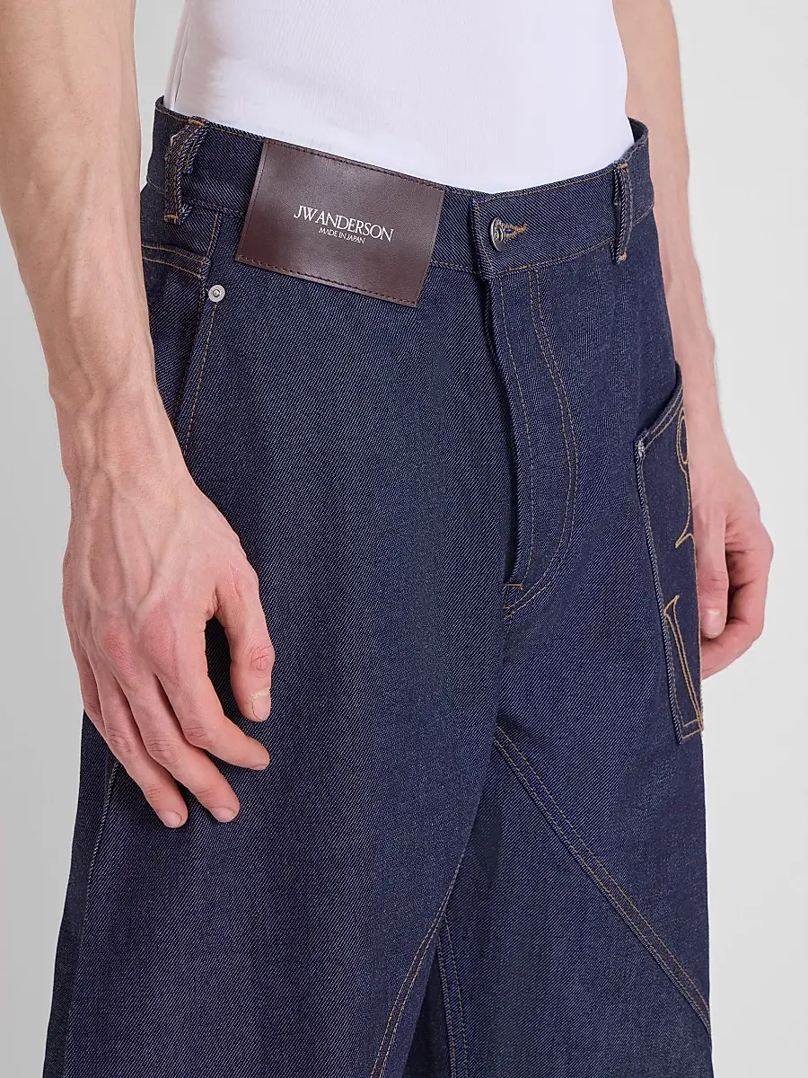 JW Anderson Men's Turn-Up-Cuff Workwear Jeans | Thumbnail 5 JW Anderson Men's Turn-Up-Cuff Workwear Jeans | Thumbnail 5
