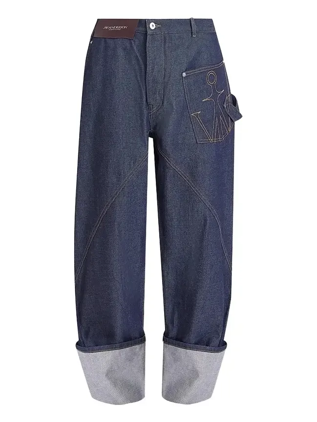 Men's Turn-Up-Cuff Workwear Jeans Men's Turn-Up-Cuff Workwear Jeans