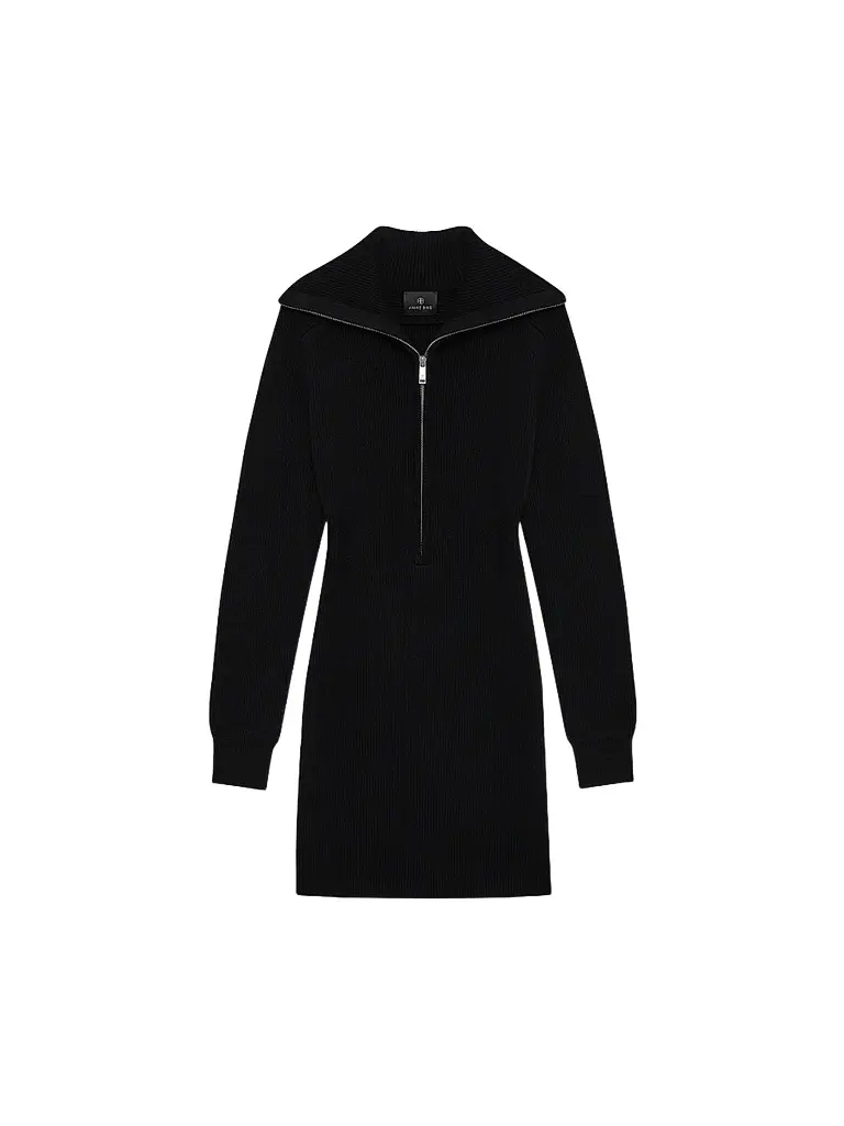 Anine Bing Women's June Rib-Knit Mini Dress