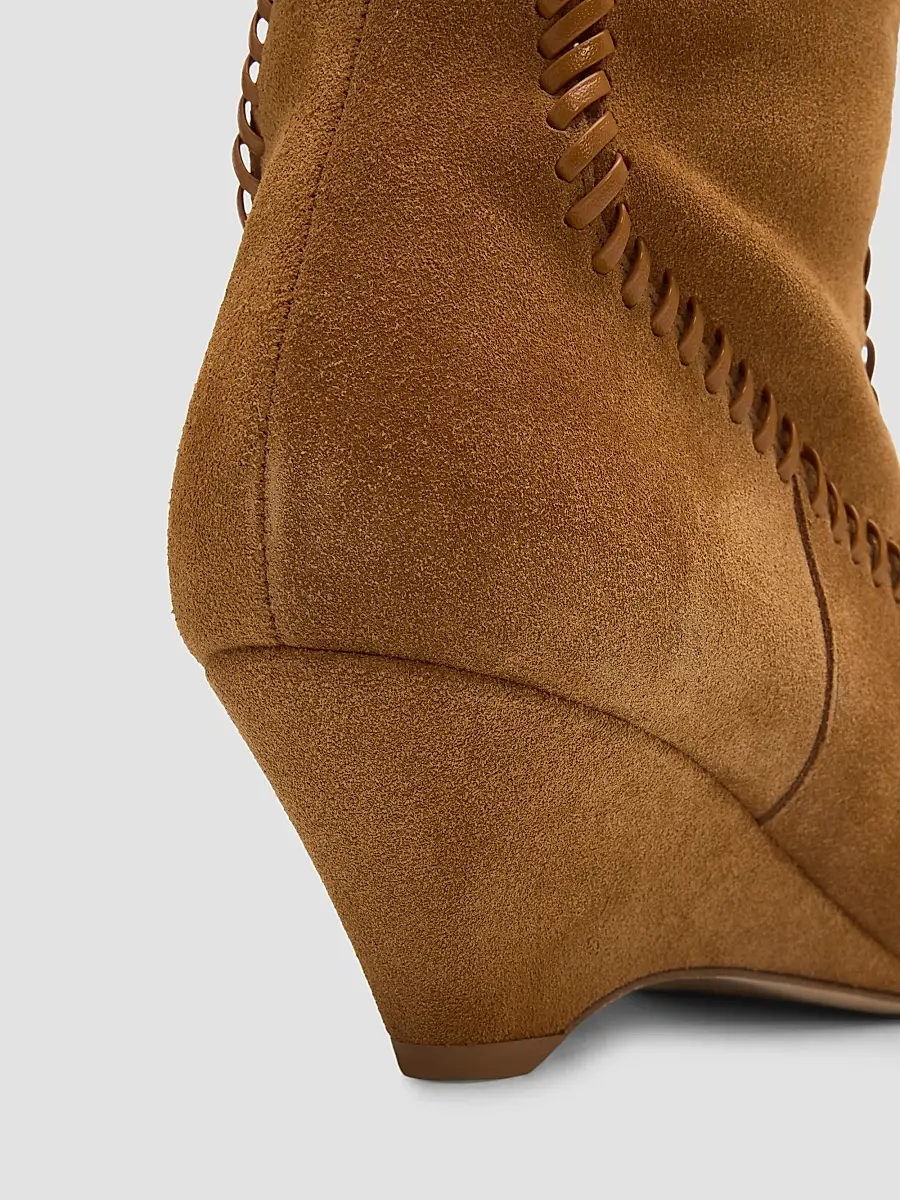 Cinq à Sept Women's Resort Marta 60MM Whipstitched Suede Boots | Thumbnail 3 Cinq à Sept Women's Resort Marta 60MM Whipstitched Suede Boots | Thumbnail 3