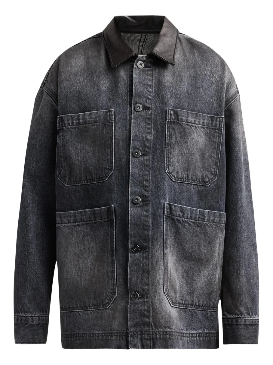 SLVRLAKE Women's Oversized Worker Denim Jacket