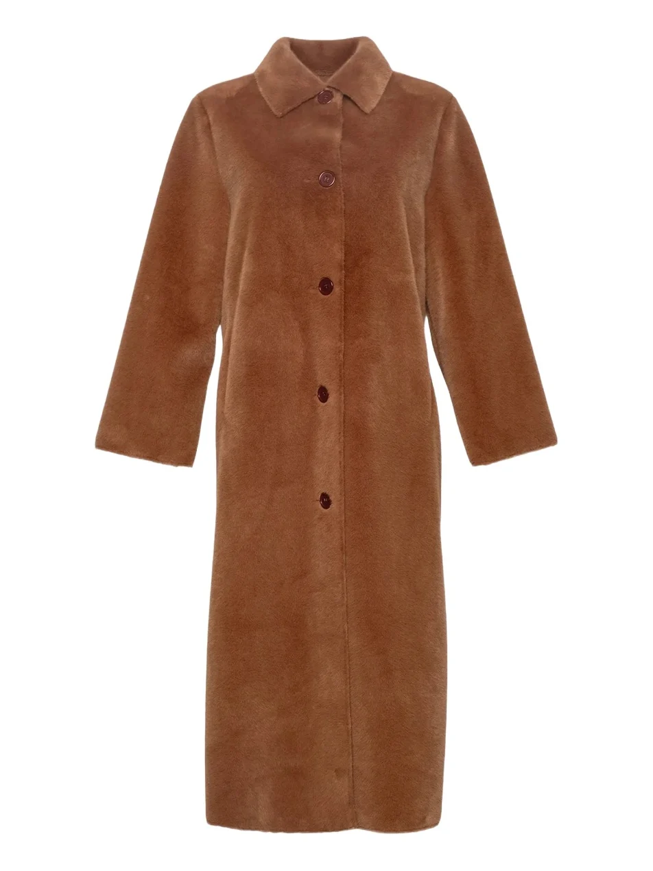 Frances Valentine Women's Paulette Faux Fur Long Coat