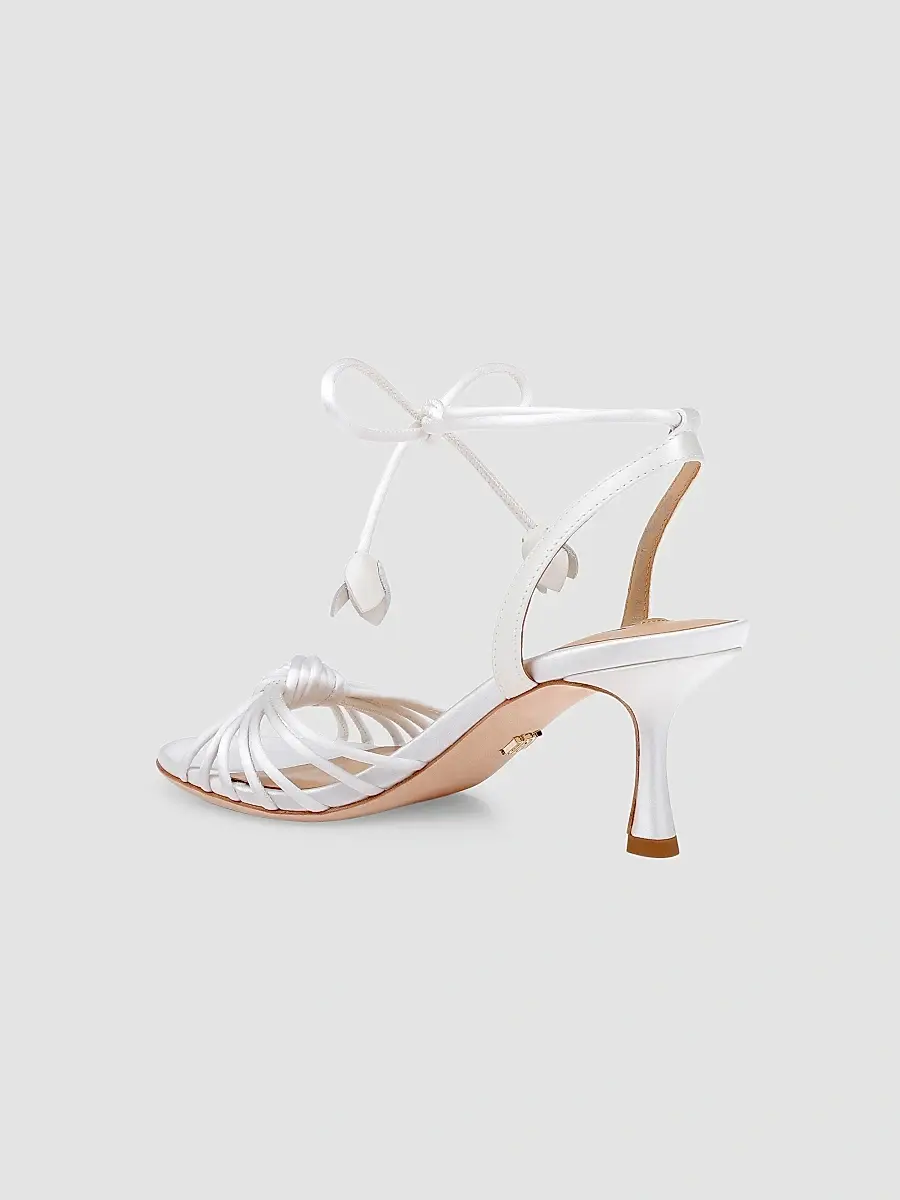 BADGLEY MISCHKA Women's Yelen 65MM Leather Wrap Sandals | Thumbnail 3 BADGLEY MISCHKA Women's Yelen 65MM Leather Wrap Sandals | Thumbnail 3