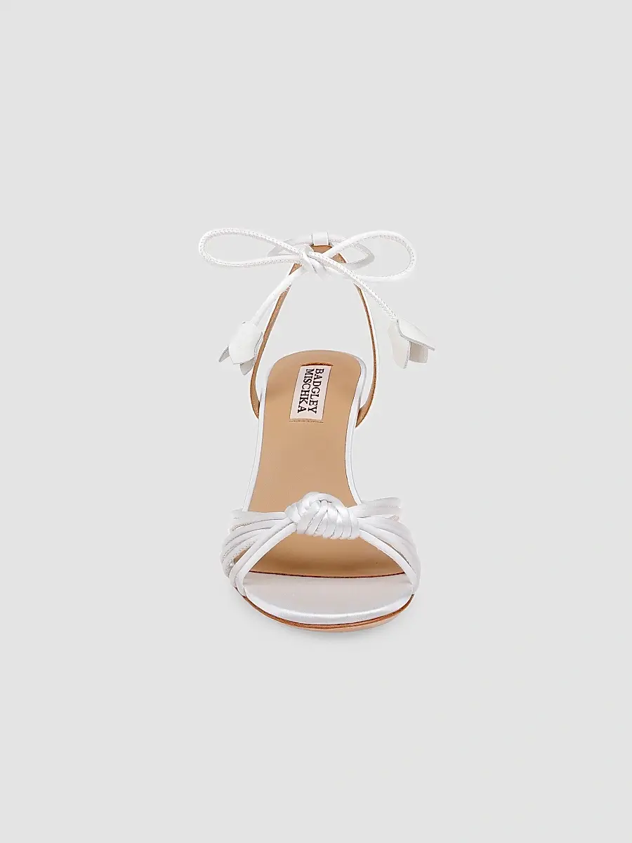 BADGLEY MISCHKA Women's Yelen 65MM Leather Wrap Sandals | Thumbnail 5 BADGLEY MISCHKA Women's Yelen 65MM Leather Wrap Sandals | Thumbnail 5