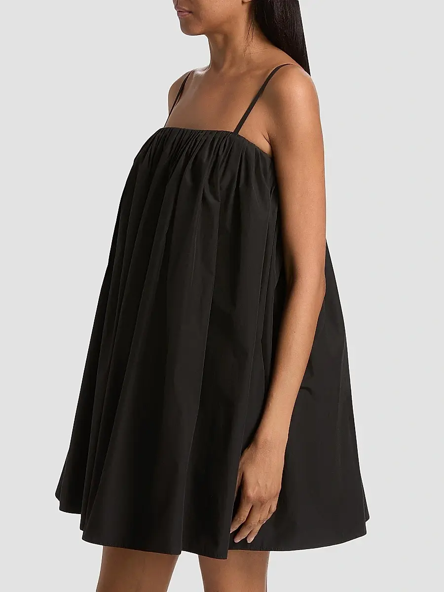 Derek Lam Women's Dominic Cotton Poplin Trapeze Minidress | Thumbnail 4 Derek Lam Women's Dominic Cotton Poplin Trapeze Minidress | Thumbnail 4