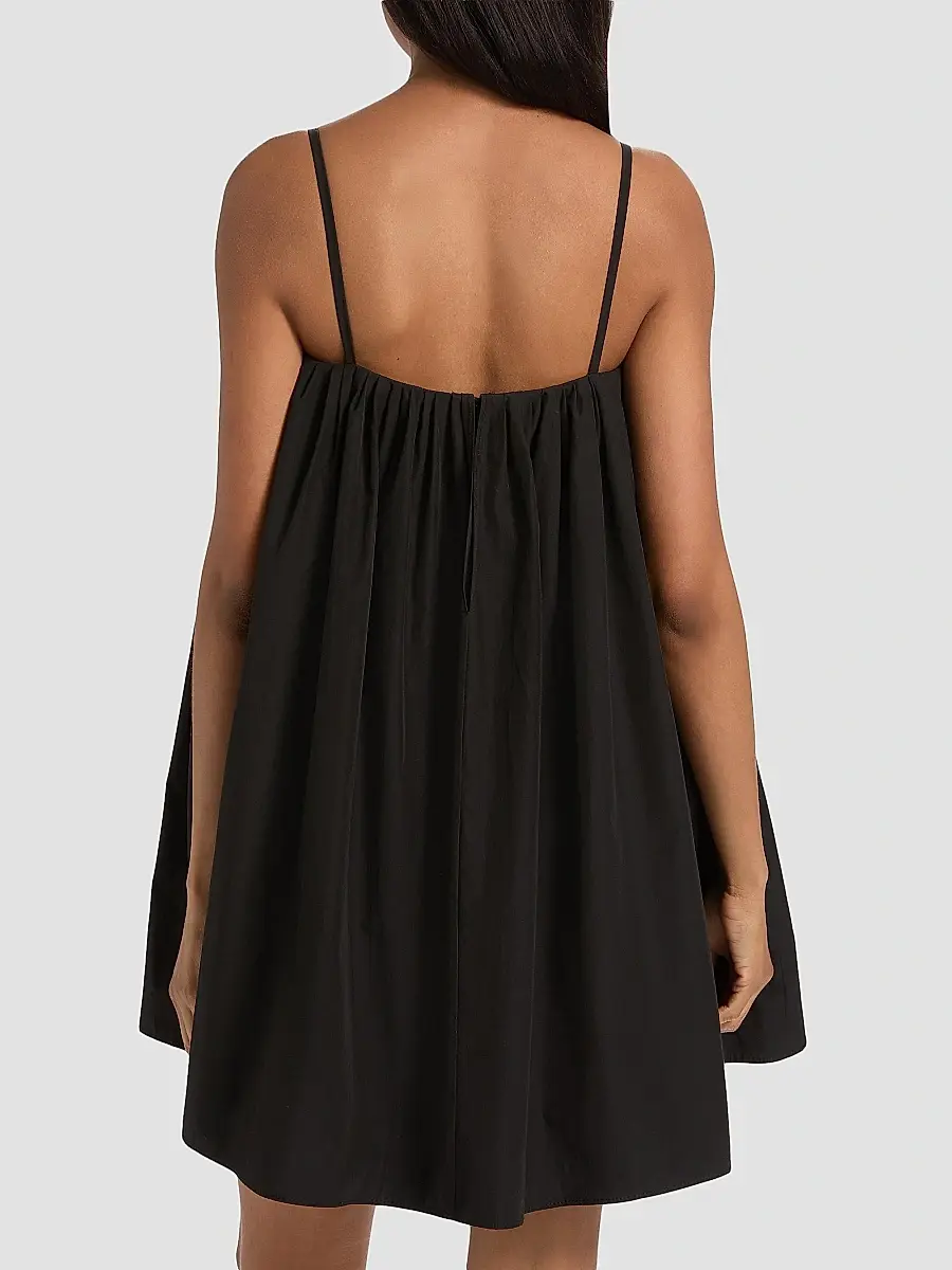 Derek Lam Women's Dominic Cotton Poplin Trapeze Minidress | Thumbnail 5 Derek Lam Women's Dominic Cotton Poplin Trapeze Minidress | Thumbnail 5