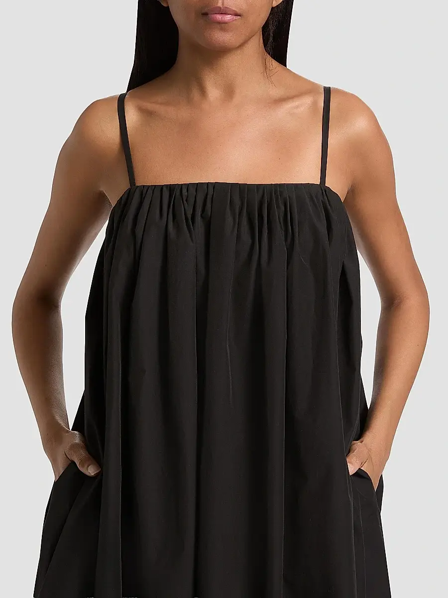Derek Lam Women's Dominic Cotton Poplin Trapeze Minidress | Thumbnail 6 Derek Lam Women's Dominic Cotton Poplin Trapeze Minidress | Thumbnail 6