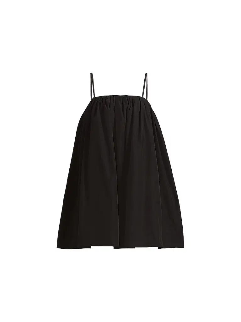 Women's Dominic Cotton Poplin Trapeze Minidress Women's Dominic Cotton Poplin Trapeze Minidress