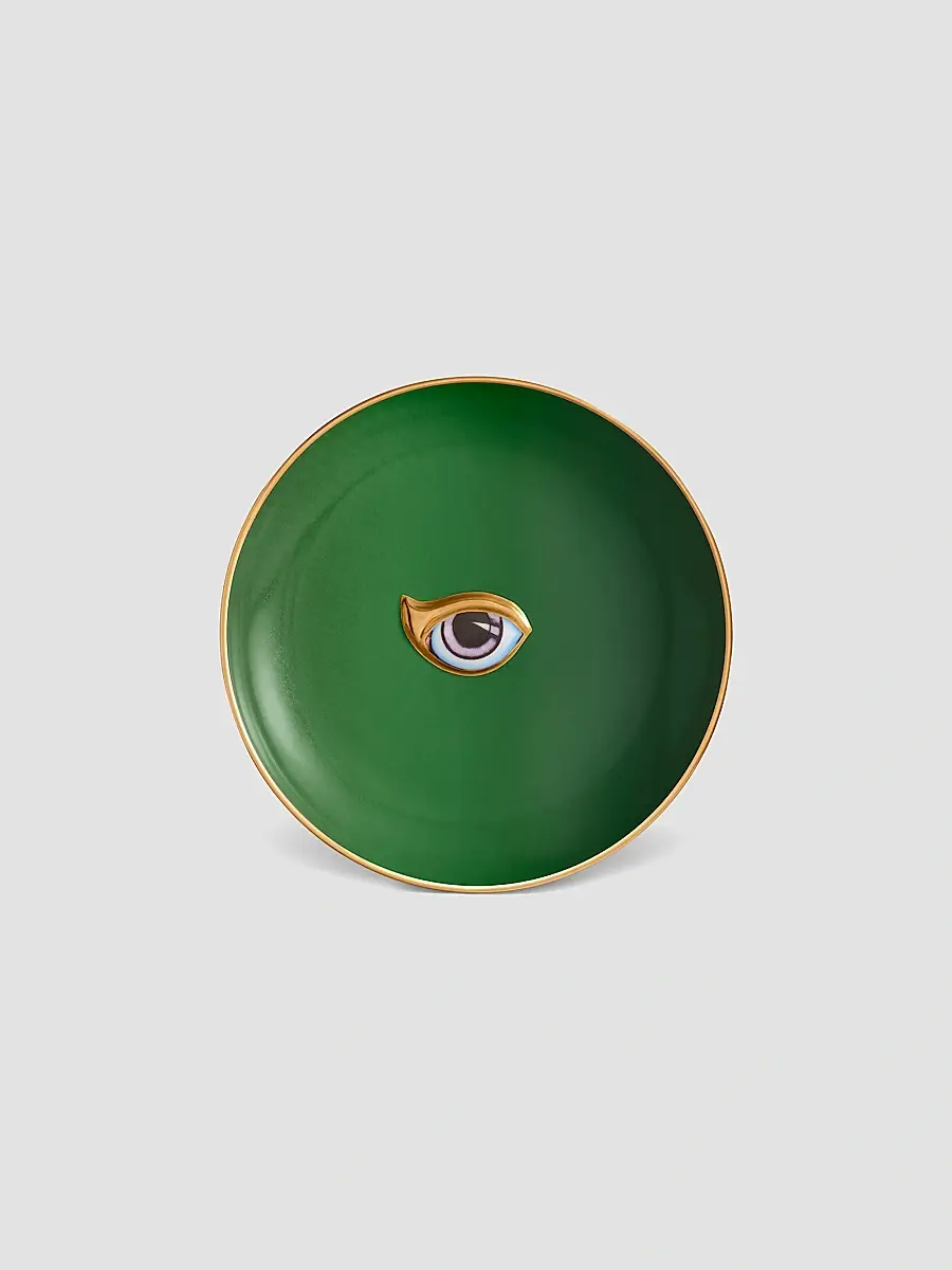 L'Objet Lito Porcelain & 24K-Gold Catchall Tray | Thumbnail 2