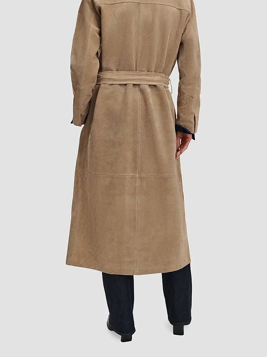 rag & bone Women's Marlene Suede Trench Coat | Thumbnail 7 rag & bone Women's Marlene Suede Trench Coat | Thumbnail 7