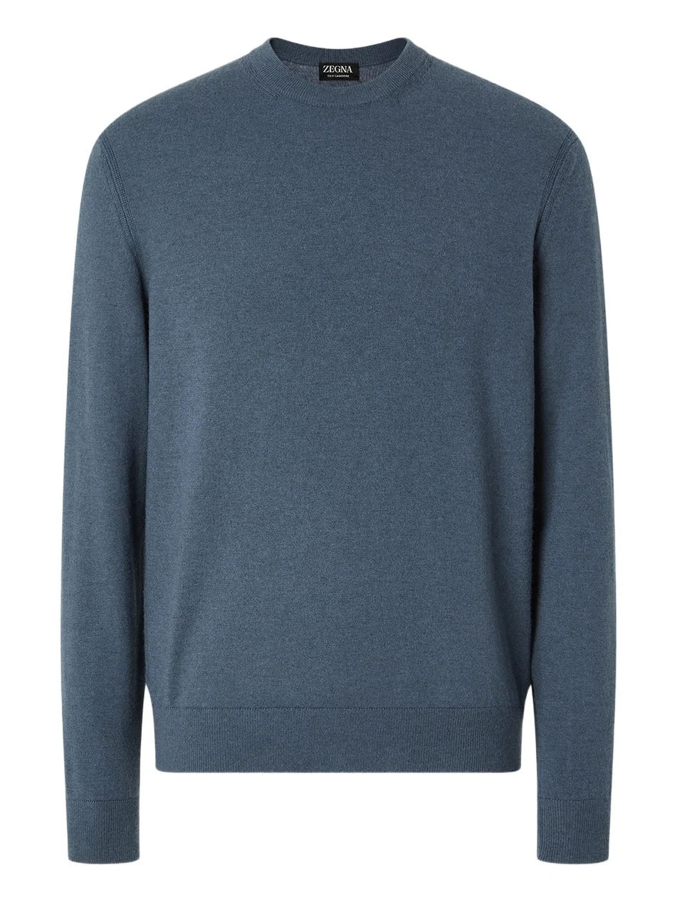 Zegna Men's Oasi Cashmere Crewneck Sweater