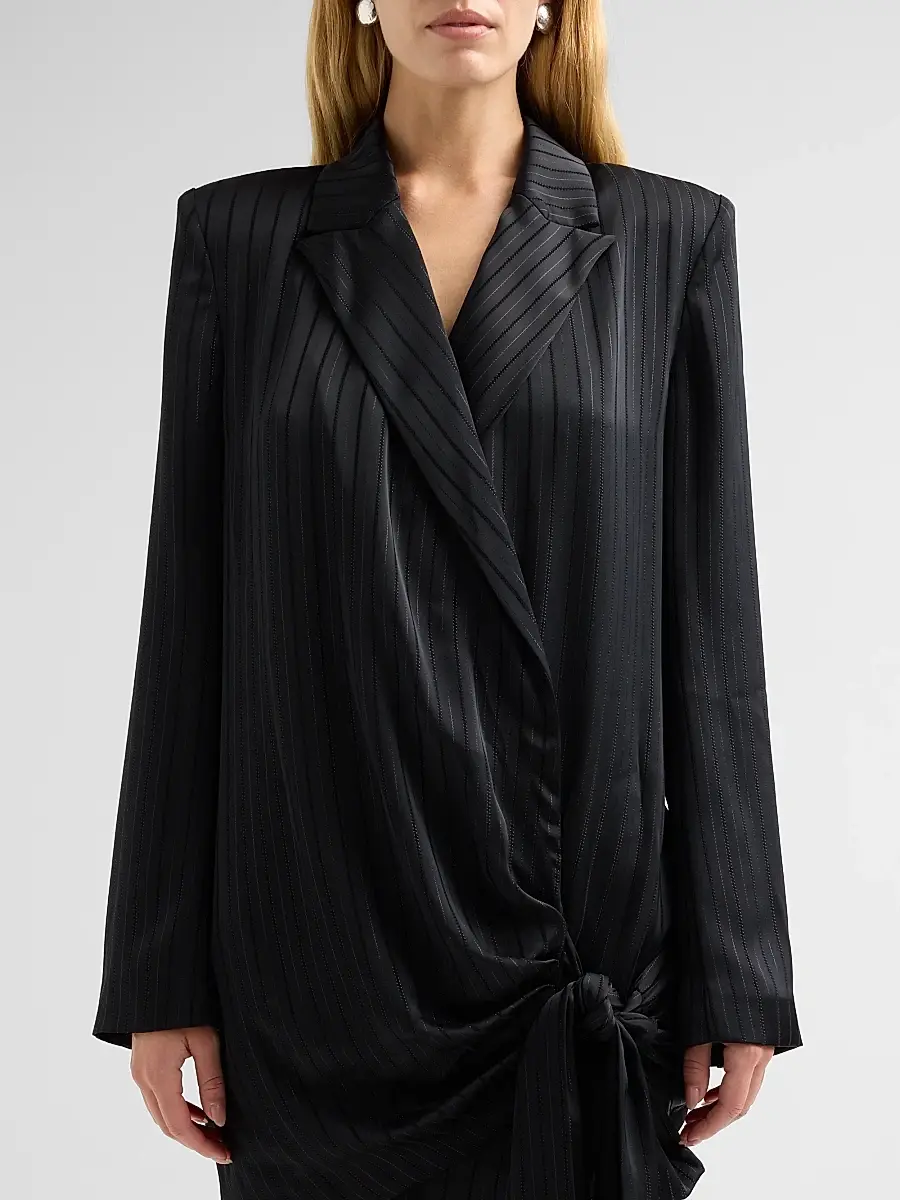 Ramy Brook Women's Irina Pinstriped Mini Dress | Thumbnail 5 Ramy Brook Women's Irina Pinstriped Mini Dress | Thumbnail 5