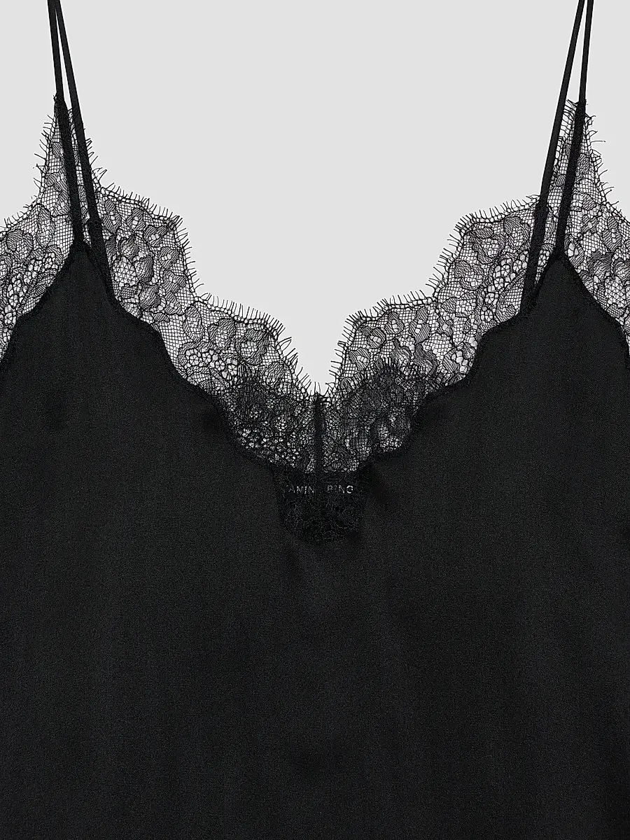 Anine Bing Women's Mael Silk-Blend Camisole | Thumbnail 5