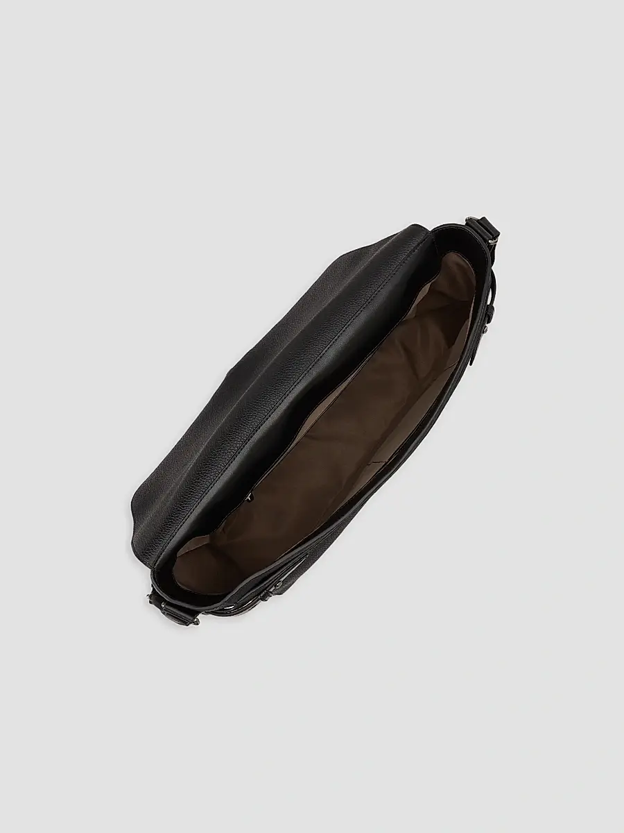 Polo Ralph Lauren Men's Polo ID Pebbled Leather Messenger Bag | Thumbnail 5 Polo Ralph Lauren Men's Polo ID Pebbled Leather Messenger Bag | Thumbnail 5