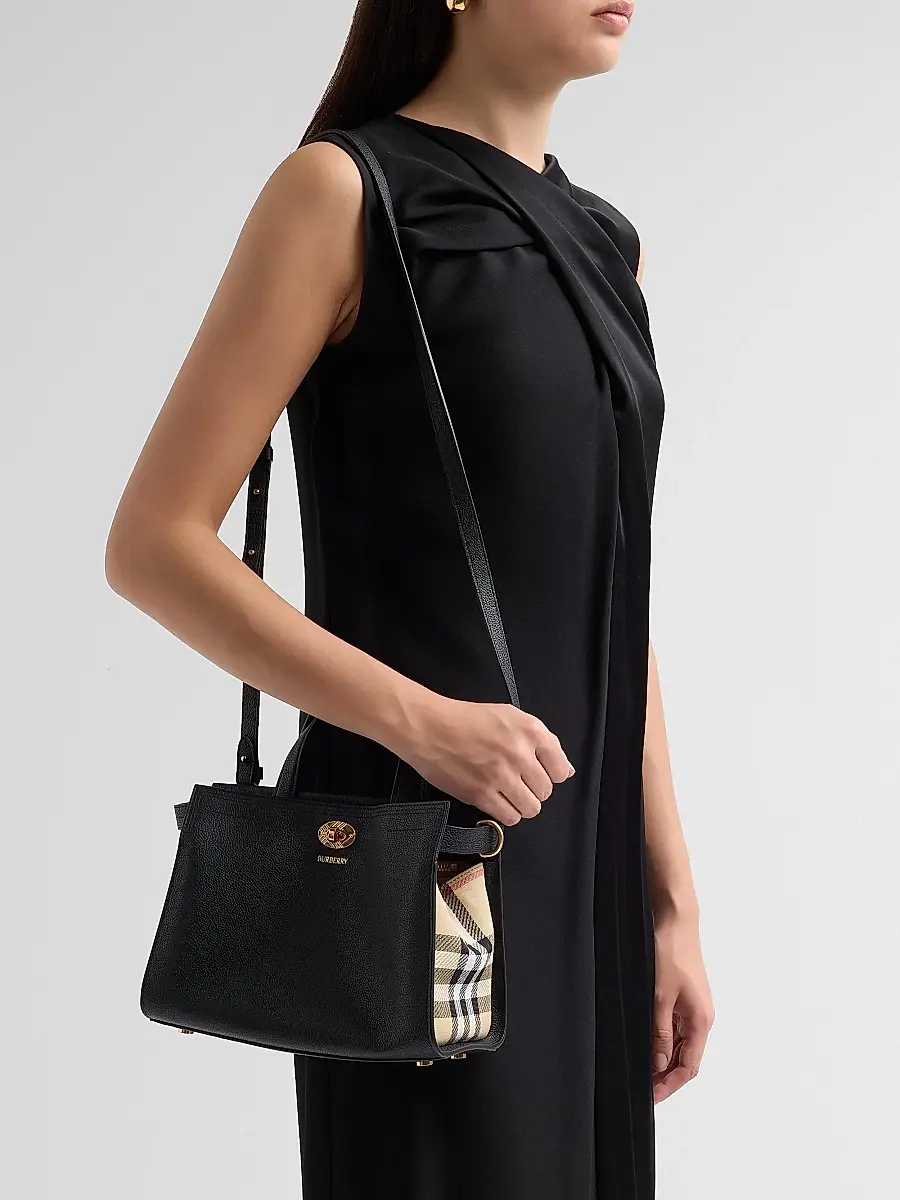 Burberry Women's Cotswolds Check Tote Bag | Thumbnail 2 Burberry Women's Cotswolds Check Tote Bag | Thumbnail 2